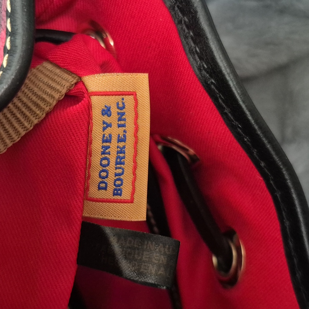 Dooney & Bourke Buffalo Plaid Tucker Drawstring Crossbody Bag, New W Tags - Picture 9 of 17